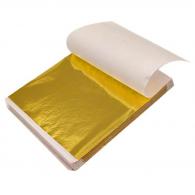 Afwerking Bladmetaal Goudgeel 9x9cm - Polymeerklei - Boetseerklei - #487433