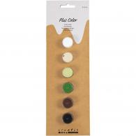 Afwerking CC Plus Acrylverf Naturel 6x5ml - Polymeerklei - Boetseerklei - #594565