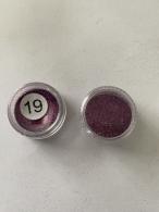 Afwerking Glitter Powder 19 paars - Polymeerklei - Boetseerklei - #588122