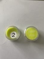 Afwerking Glitter Powder Neon Geel - Polymeerklei - Boetseerklei - #588106