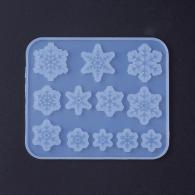 Afwerking Siliconen Mal Snowflake voor Resin Sieraden - Polymeerklei/Boetseerklei | GoedkoopsteHobby - #217322
