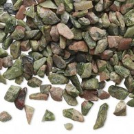 Afwerking Unakite chips 50 gram - Polymeerklei / Boetseerklei - #76414