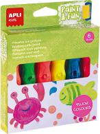 Afwerking Verftubes met Kwast - 14ml 6 Neon - Boetseerklei - #599542