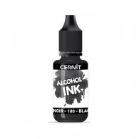 Cernit Alcohol Ink Black 100 - Polymeerklei - Boetseerklei. - #376847