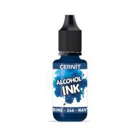 Cernit Alcohol Ink Navy blue 246 - Polymeerklei - Boetseerklei - #376849