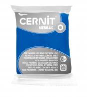 Cernit Metallic Blauw 56gr - Polymeerklei - Boetseerklei - #216674