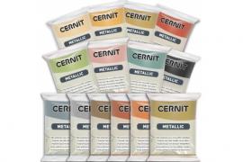 Cernit Metallic Klei Serie 14 Stuks - Polymeerklei - Boetseerklei - #75784