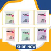 Cernit Pastel Set 6 Stuks - Polymeerklei - Boetseerklei - #567178