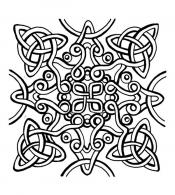 Cernit Texture Mat Celtic Knot 9x9cm - Polymeerklei - Boetseerklei - #376832