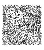 Cernit TEXTURE MAT Leaves 9x9cm - Polymeerklei - Boetseerklei - #376833