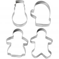 Creativ Company - CC Uitsteekvormen 8 cm Koekmannen 4 stuks - #588847