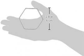 Fat Daddio's Hexagon Ring 2 3-4" x 1 3-4" - Polymeer-Boetseerklei - #520789