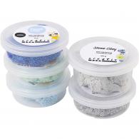 Fimo CC Stone Clay Mix Blauw Groen - Polymeerklei - Boetseerklei - #594399