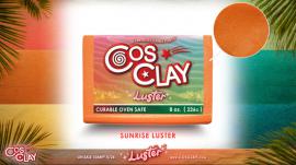 Fimo Cosclay LUSTER Sunrise Orange - Polymeerklei - Boetseerklei - #492682