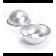 Fimo Gereedschap: Halve Ronde Aluminium Bal 8cm - Polymeerklei - Boetseerklei - #237434