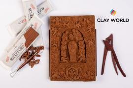 Fimo Professional Hard Terracotta - Polymeerklei Boetseerklei - #492733