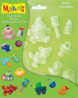 Fimo Pushmold Baby Afdrukset - Polymeerklei - Boetseerklei - #171967
