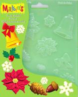Fimo Pushmold Christmas Nature - Polymeerklei - Boetseerklei - #171966