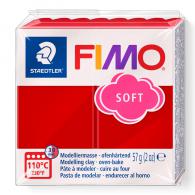 Fimo Soft Kersenrood 57g - Polymeerklei - Boetseerklei - #222684