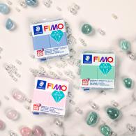 Fimo TryPack: 4 Soft Klei Merken Wit - Polymeerklei - #392156