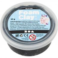 Foam Clay® Glitter Zwart 35gr - #595442