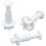 Gereedschap Boetseer Uitstekers Hart (3 Maten) - Boetseerklei - Polymeerklei - #76256