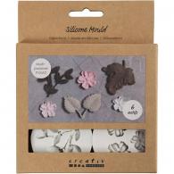 Gereedschap CC Siliconen Vormen Bloemen Bladeren H:0.5cm - Boetseerklei - #594054