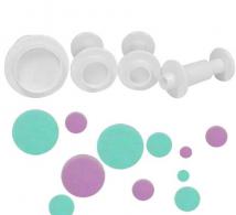 Gereedschap Ronde Uitstekers Set 0,8-1,5 cm - Polymeerklei - Boetseerklei - #75944