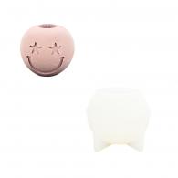 Gereedschap Siliconen Mal 9,5x7,5cm Ster Smiley - Boetseerklei - #599068