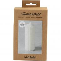 Gereedschap Siliconen Mal Geribbelde Cilinder 12x4 cm - Klei | GoedkoopsteHobby - #593655
