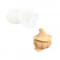Gereedschap Siliconen Mal Pompoen Met Hoed 10x5,9cm - Boetseerklei - #599782