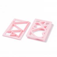 Gereedschap Uitsteekvormpjes Oorbellen Roze Groot - Boetseerklei - #493052
