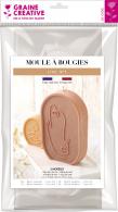 Graine Creative - GC Plastic Kaarsen Mal Line Art 2 stuks | GoedkoopsteHobby - #594985