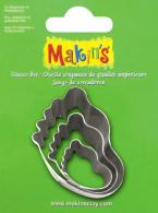 Makins Clay Uitsteekvorm Baby Voet 3-delig - Boetseerklei - #172132