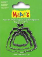 Makins Clay Uitsteekvorm Handtas 3 PC Set - Boetseerklei - Polymeerklei - #189594