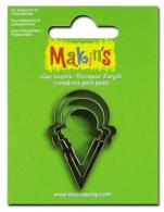 Makins Uitsteekvorm Ice-Cream Cone 3 PC Set - Boetseerklei - #172123