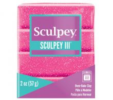 Sculpey III Pink Glitter - 57gr - Polymeerklei - Boetseerklei - #311027
