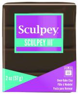 Sculpey III Suede Bruin 57gr - Polymeerklei - Boetseerklei - #294314