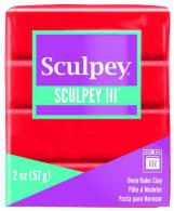Sculpey Klei III Red Hot 57gr - Polymeerklei - Boetseerklei - #294327