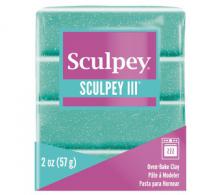Sculpey Premo Turquoise Glitter 57gr - Polymeerklei - Boetseerklei - #311025