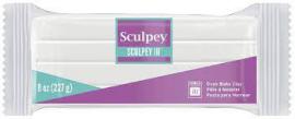 Sculpey Sculpey III Soft Wit 227g - Polymeerklei - Boetseerklei - #189599