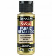 SoSoft Fabric Metallics Paint 59ml, Glorious Gold - #541412